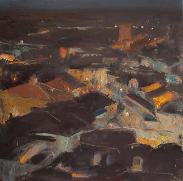 Nocturno. 2010. Óleo sobre lienzo.